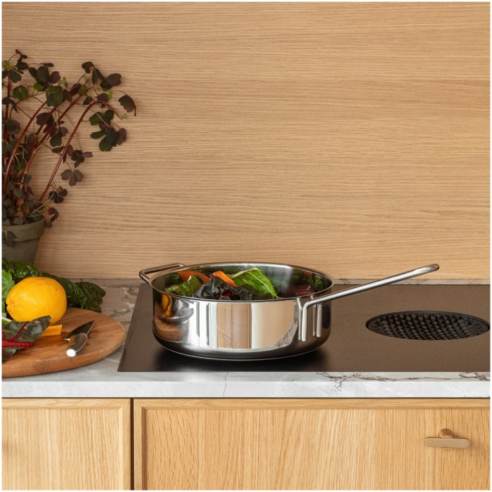 Eva Trio <br>Sautepande i rustfrit stål