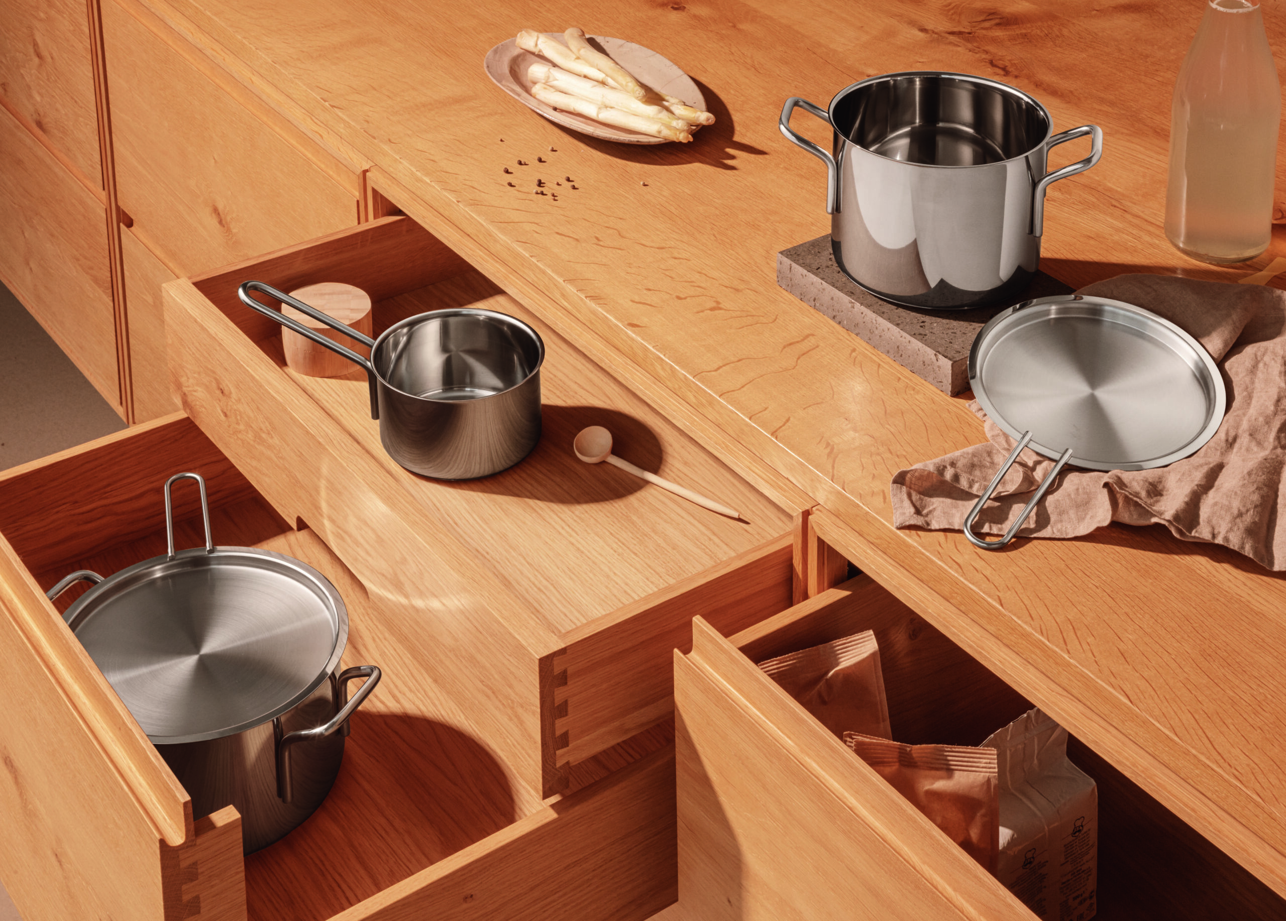 Eva Trio <br>grydesæt med låg