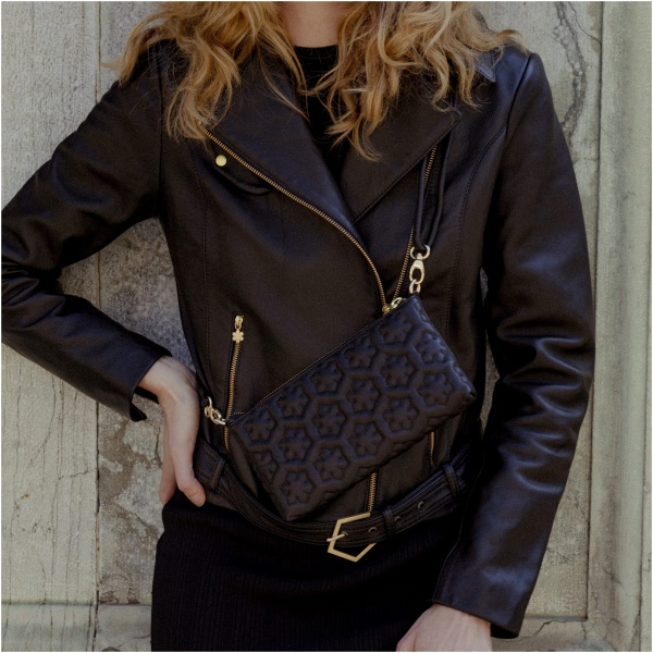 Rhanders <br> Isabella Clutch /læderrem - Image 2