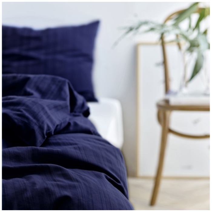 Södahl Noble <br> Sengetøj 2 sæt/Navy