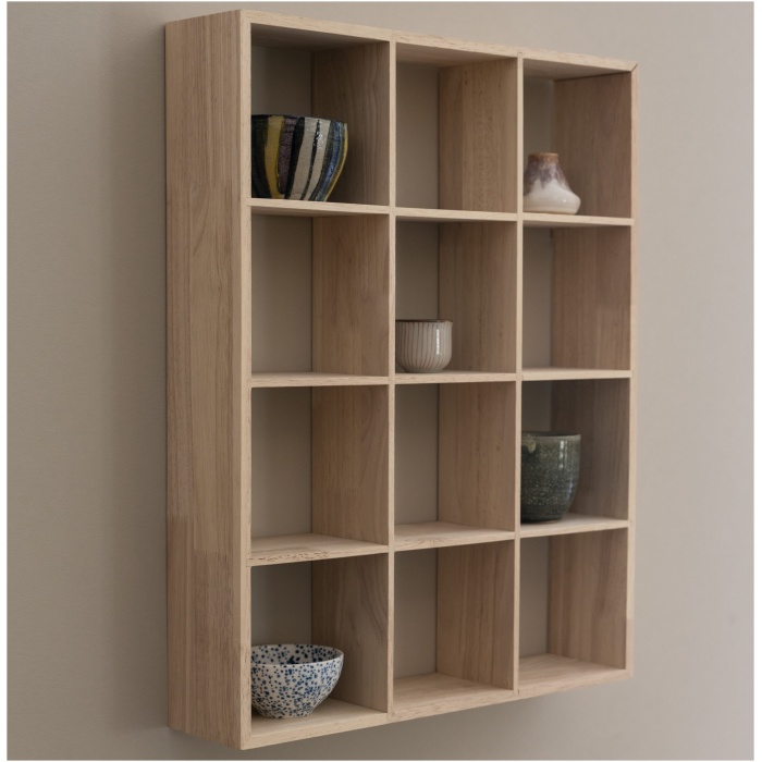 Hâws - Nooka Mini Reol i Egetræ – 12 rum