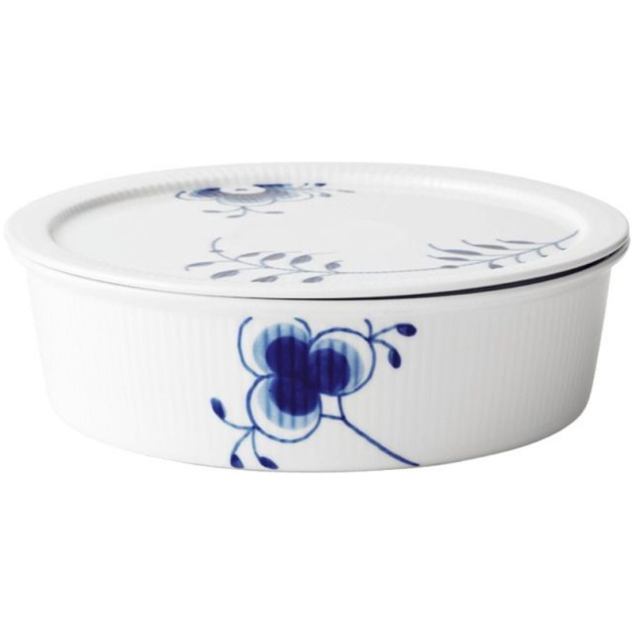 Royal Copenhagen<br>Blå Mega  skål med låg