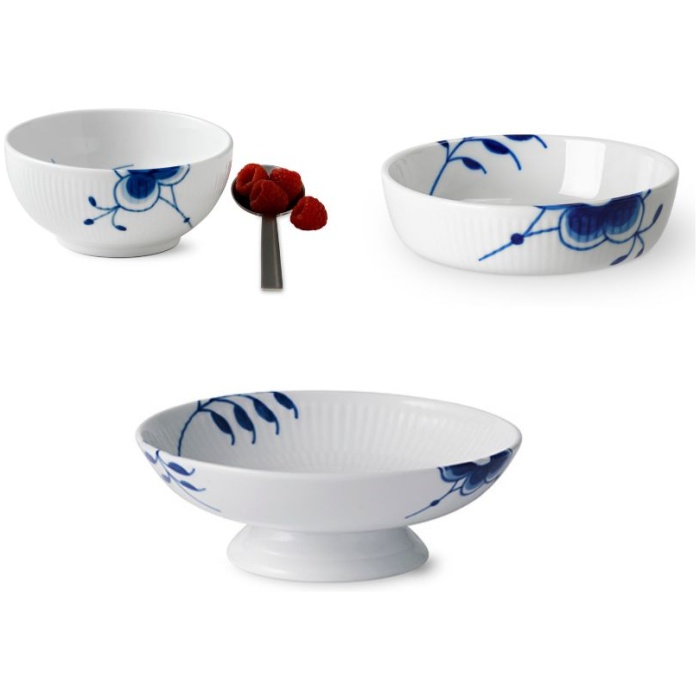 Royal Copenhagen<br>Blå Mega /3 dele