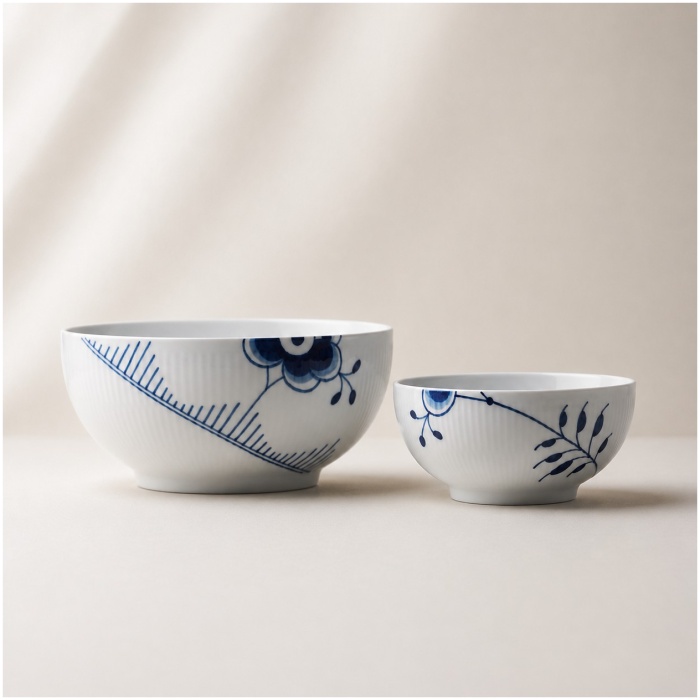 Royal Copenhagen <br> Skålesæt  15 +18 cm